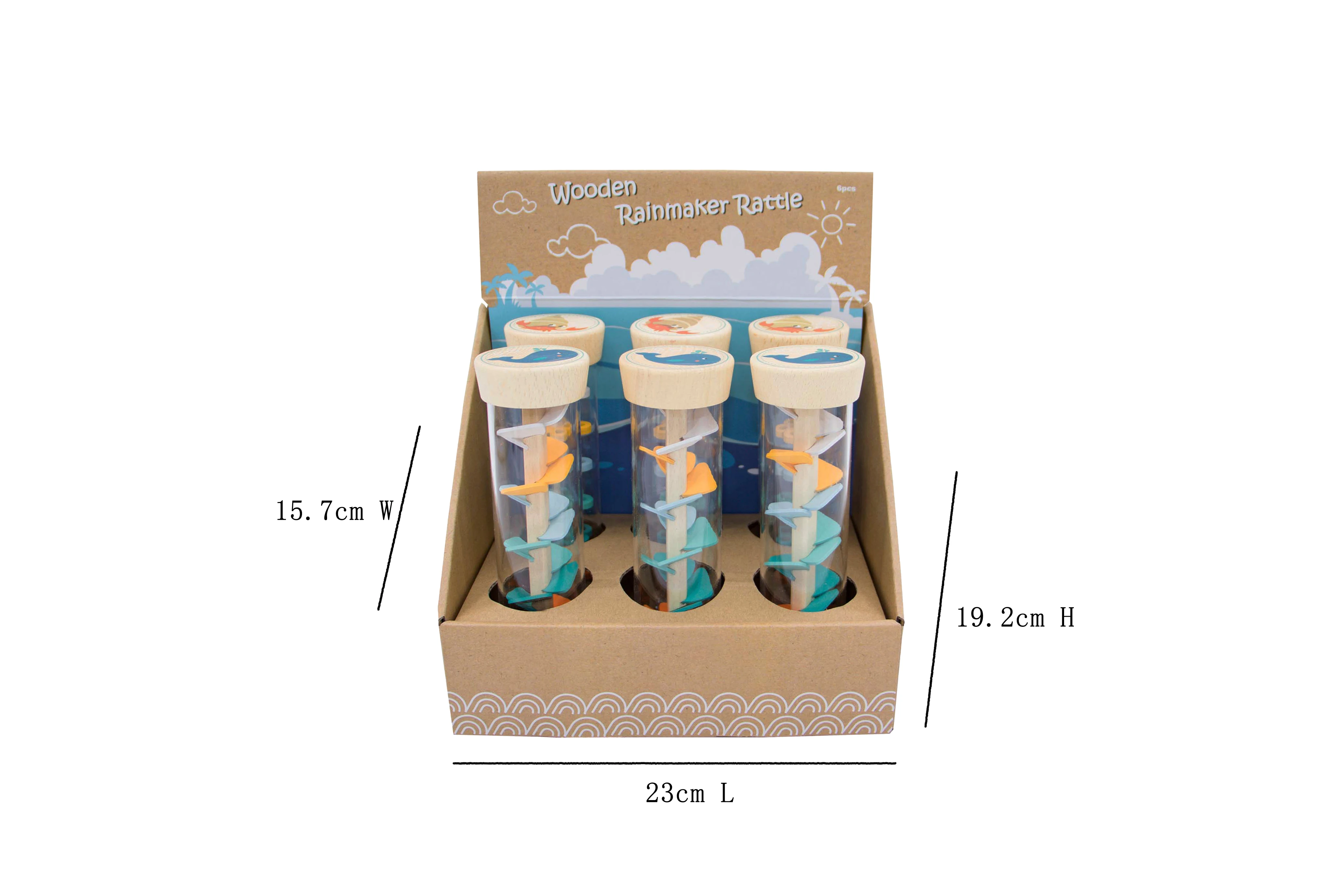 Đồ chơi giáo dục cho bé bằng gỗ Ocean Rain 3