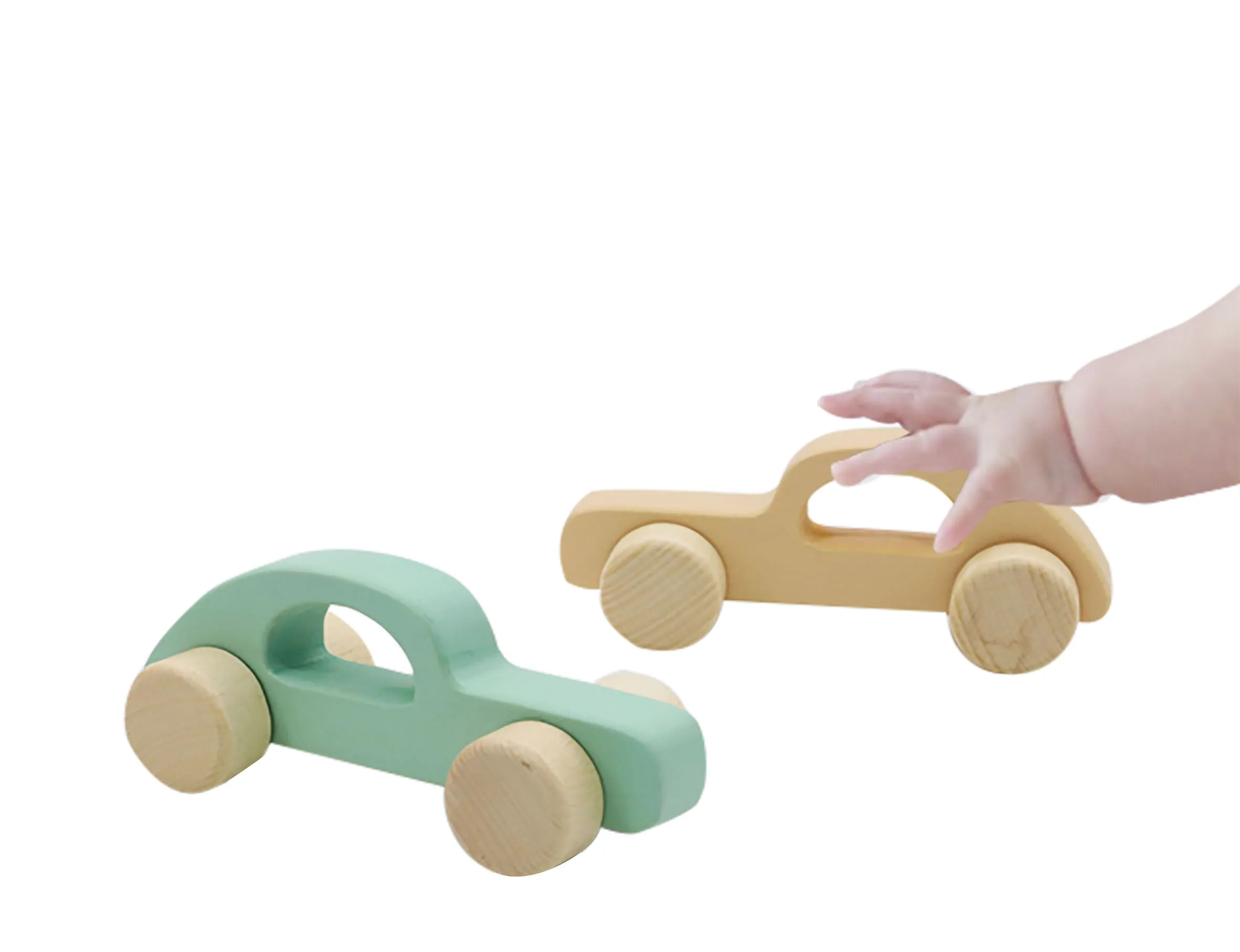 Đồ chơi ô tô bằng gỗ cho bé chơi giáo dục 5