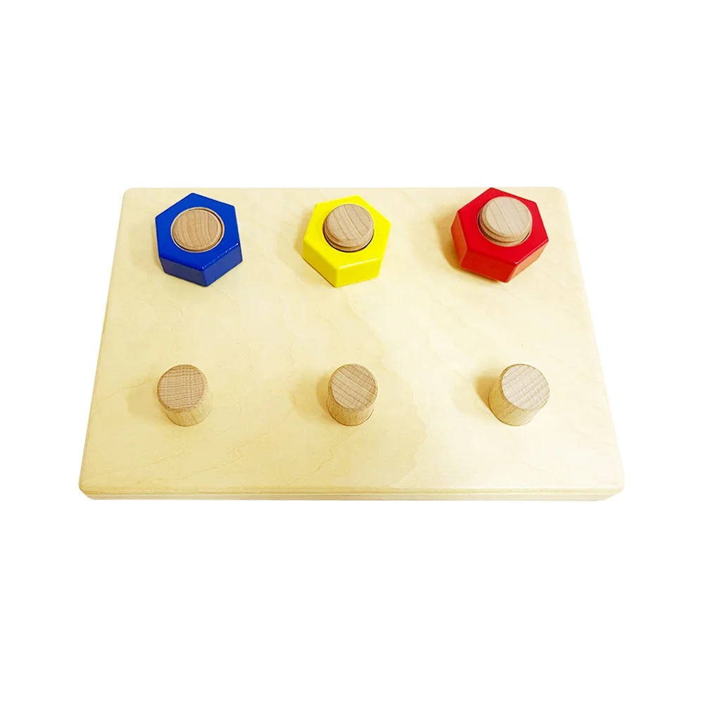 Wooden Screw Nut Toy for Toddlers - DIY Educational Toy 7