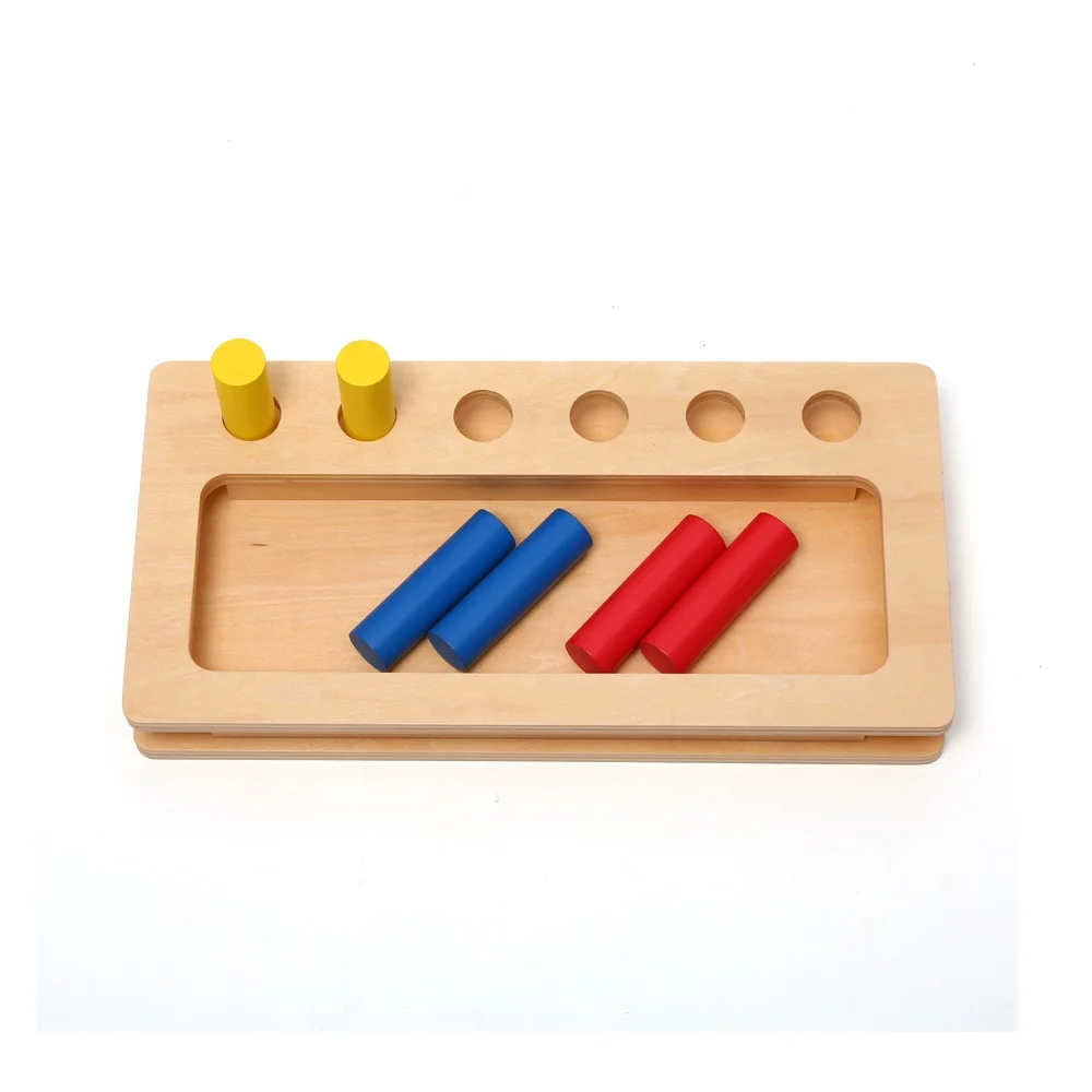 Đồ chơi giáo dục Montessori bằng gỗ cho bé - Hộp chốt bán buôn 4