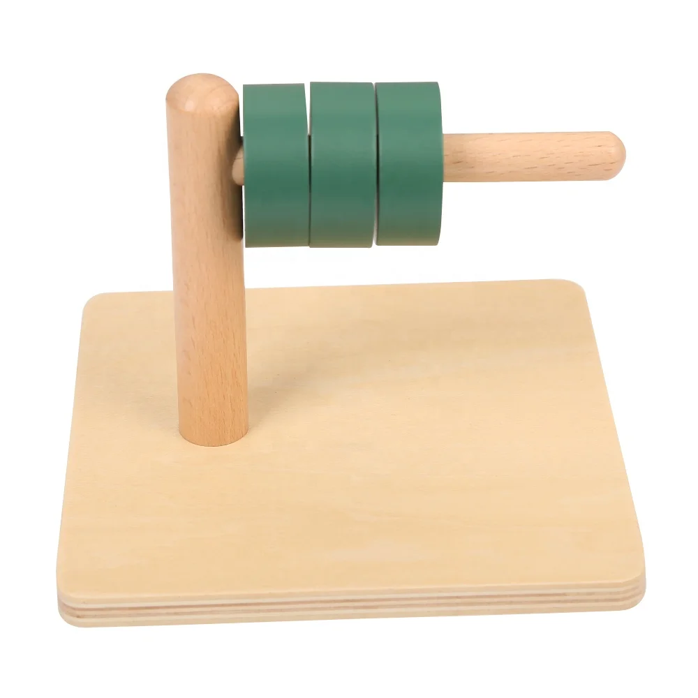 Đồ chơi giáo dục Montessori bằng gỗ - Đĩa Leaderjoy 1