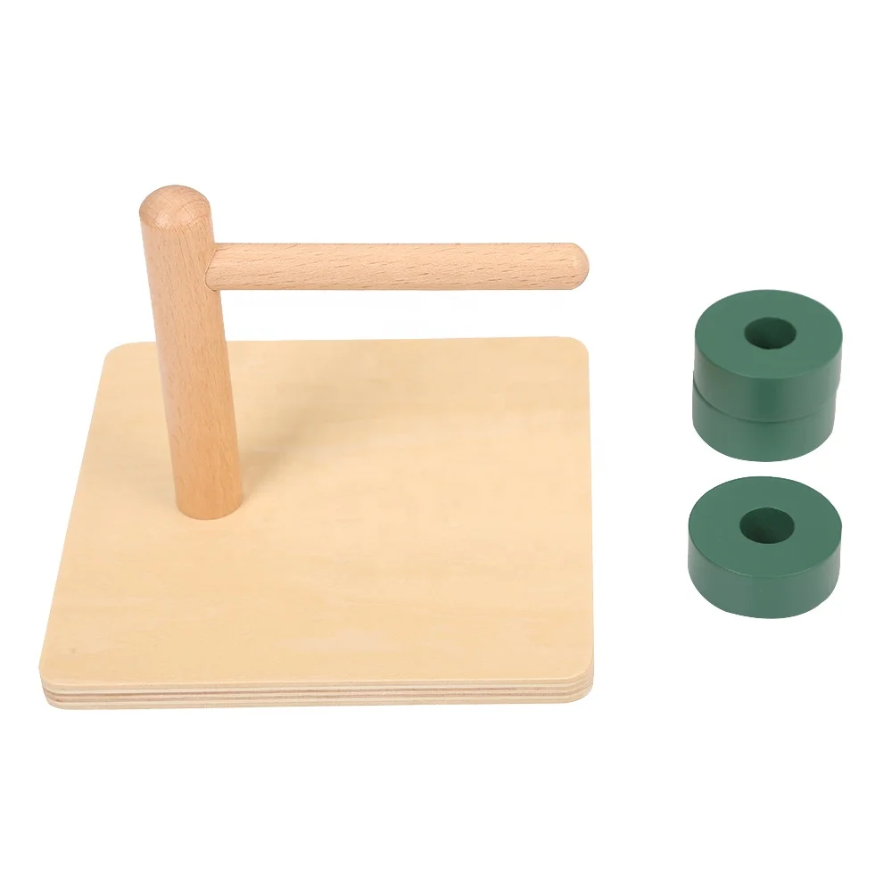 Đồ chơi giáo dục Montessori bằng gỗ - Đĩa Leaderjoy 3