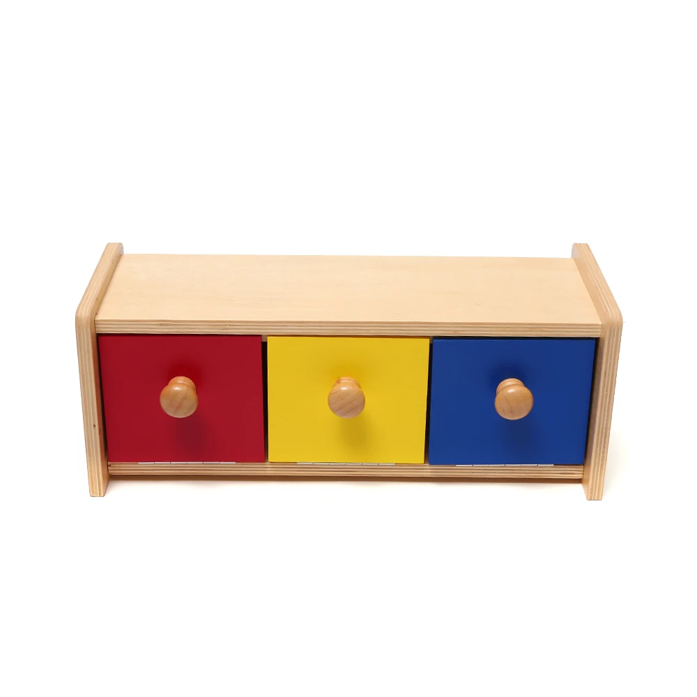 Đồ chơi giáo dục cho bé bằng gỗ Leaderjoy Montessori có thùng 3