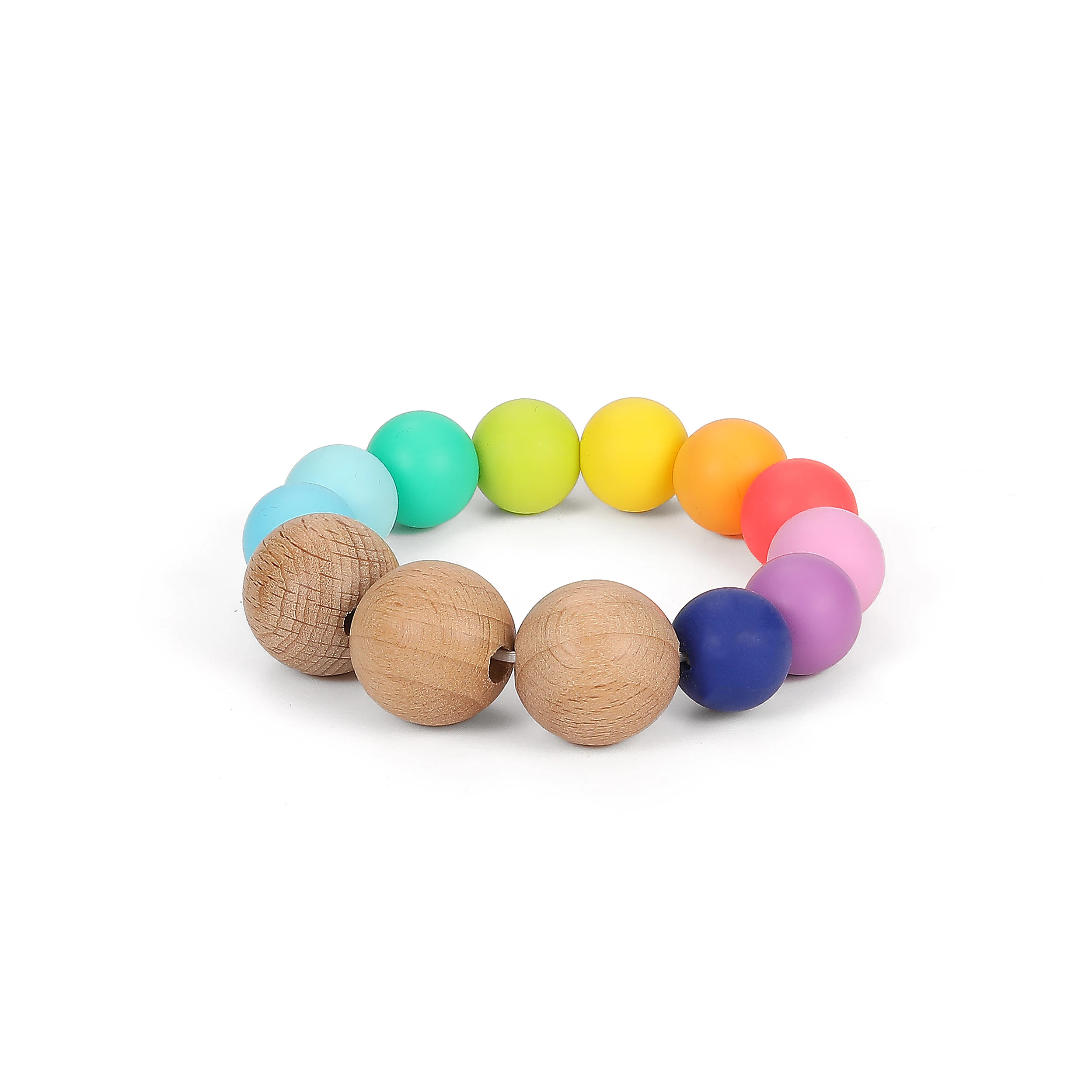 Miếng ngậm nướu silicone cầu vồng cho bé sơ sinh 1