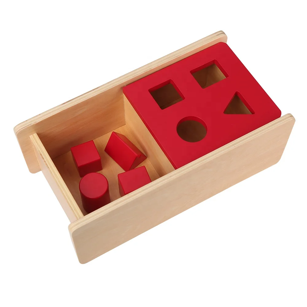 Leaderjoy 2020 Hộp Đồ Chơi Giáo Dục Montessori Bằng Gỗ Sồi Cho Trẻ Em 2