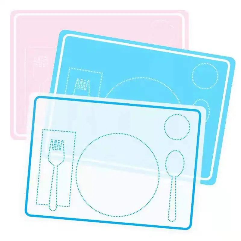 Tapete de comida para mascotas de silicona Montessori para niños 1