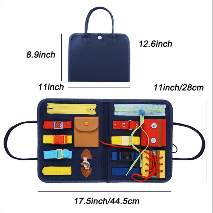 Đồ chơi giáo dục Montessori Bus Board dành cho bán buôn 4