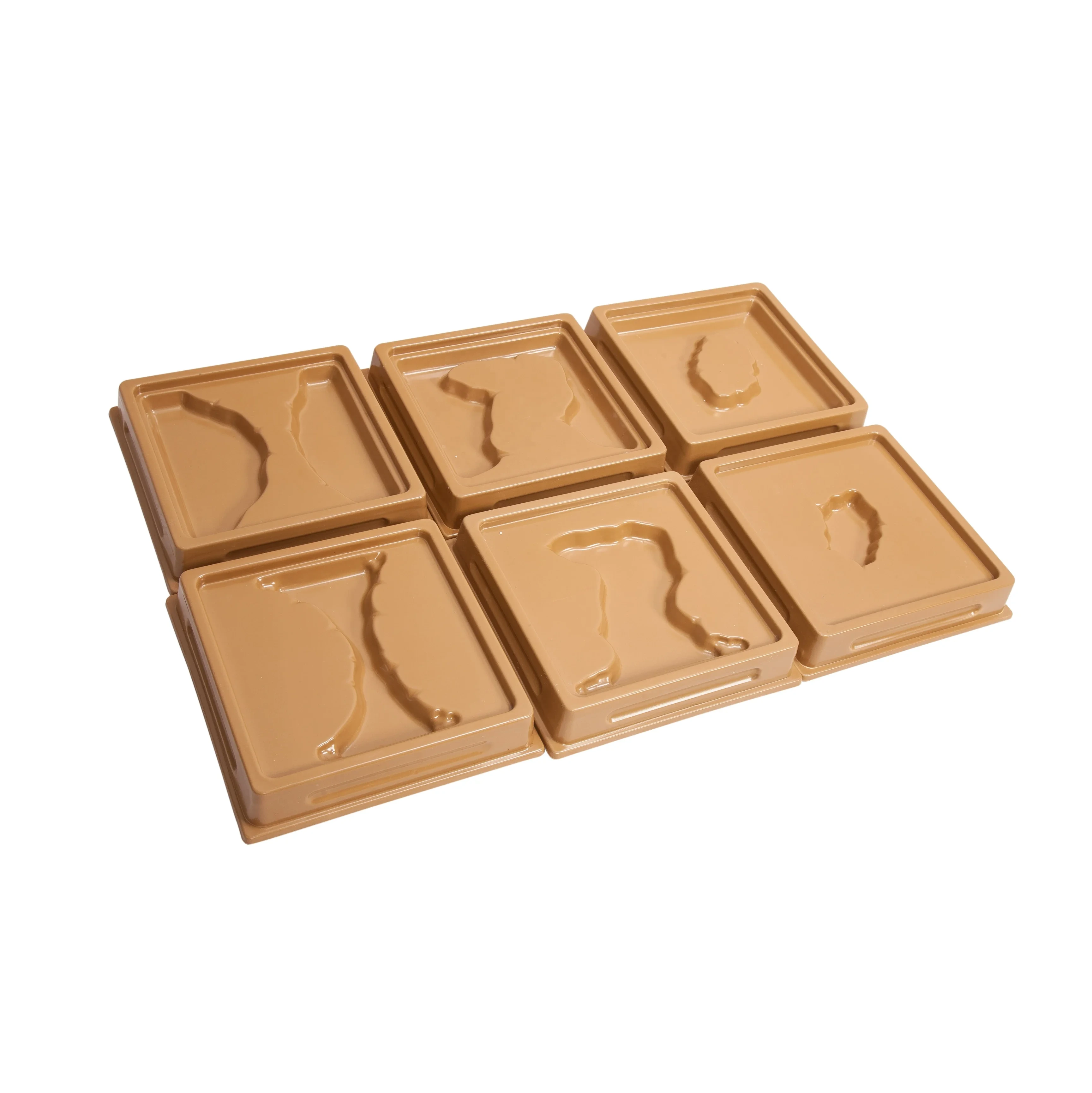 Wooden Land & Bandejas con forma de agua: Juego 1 & 2 - Educativo 1