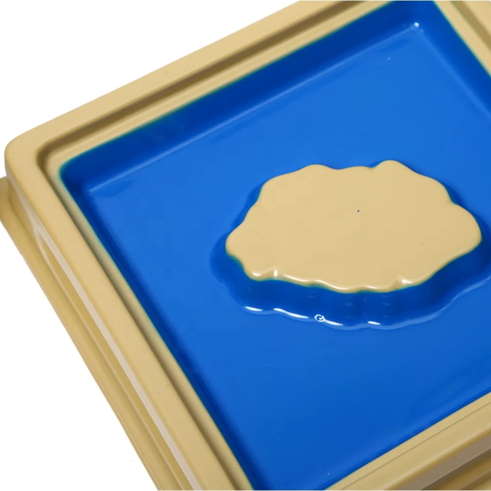 Khay đựng đất và nước Montessori cho trẻ mẫu giáo 4