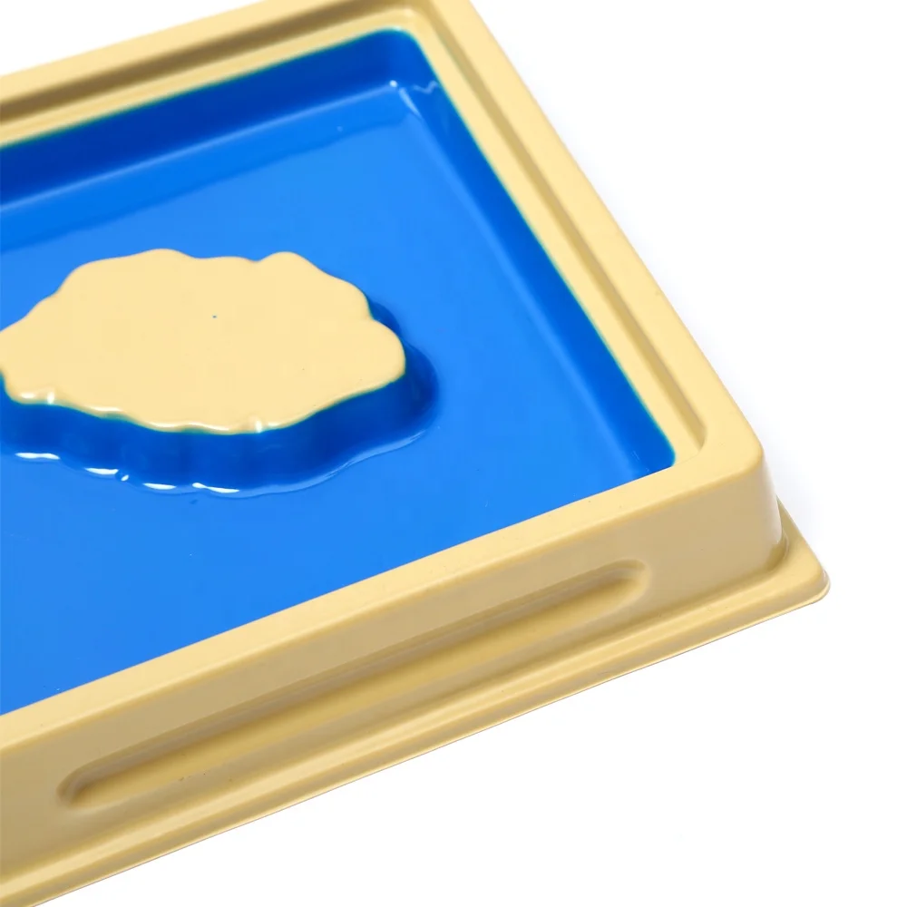 Khay đựng đất và nước Montessori cho trẻ mẫu giáo 3
