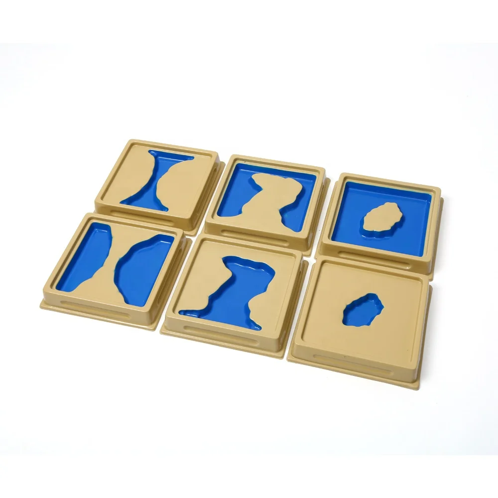 Khay đựng đất và nước Montessori cho trẻ mẫu giáo 2