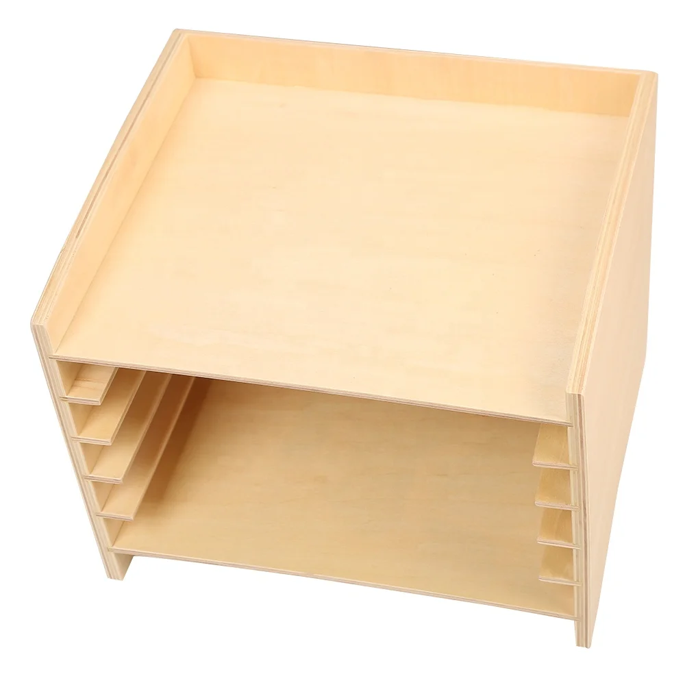 Gabinete de rompecabezas de animales de madera Montessori - Equipo educativo 4