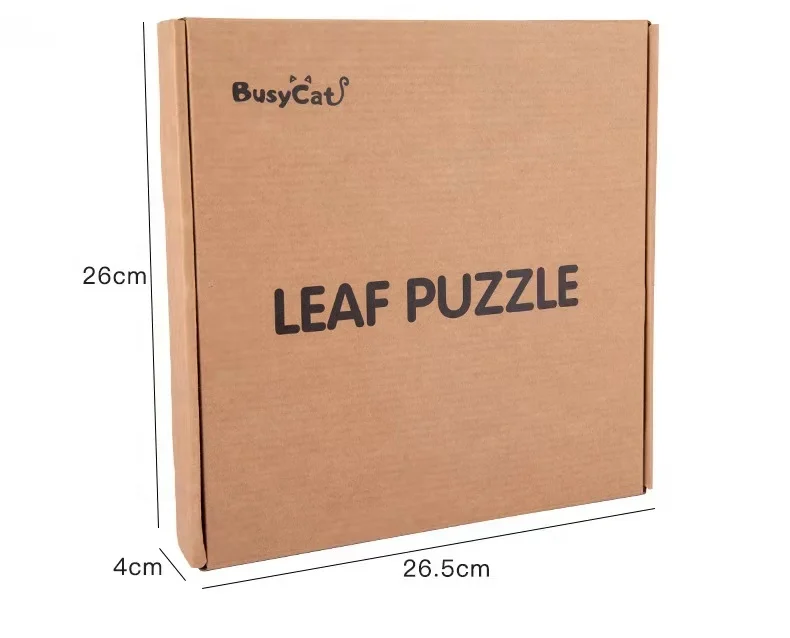 Câu đố bằng gỗ Montessori Lá Đồ chơi giáo dục cho trẻ em 6