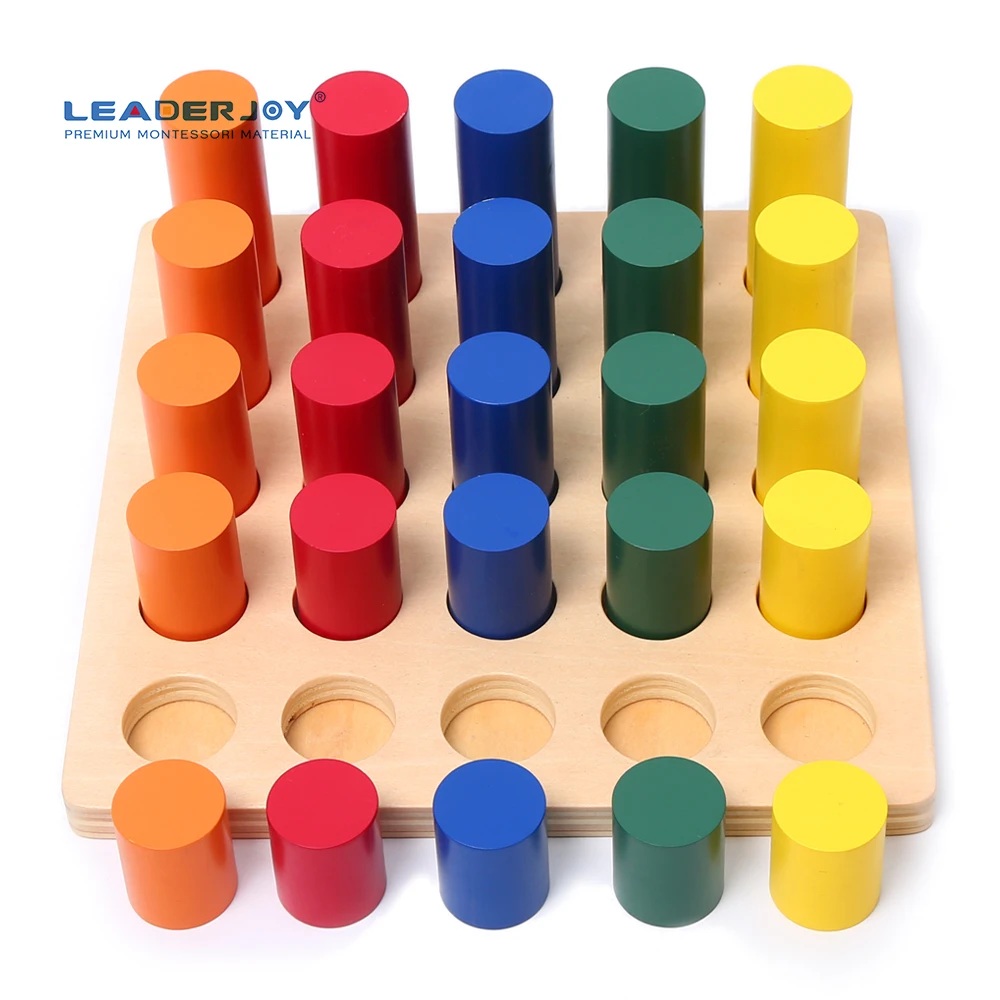 Đồ chơi giáo dục hình học Montessori bằng gỗ cho việc học sớm 4
