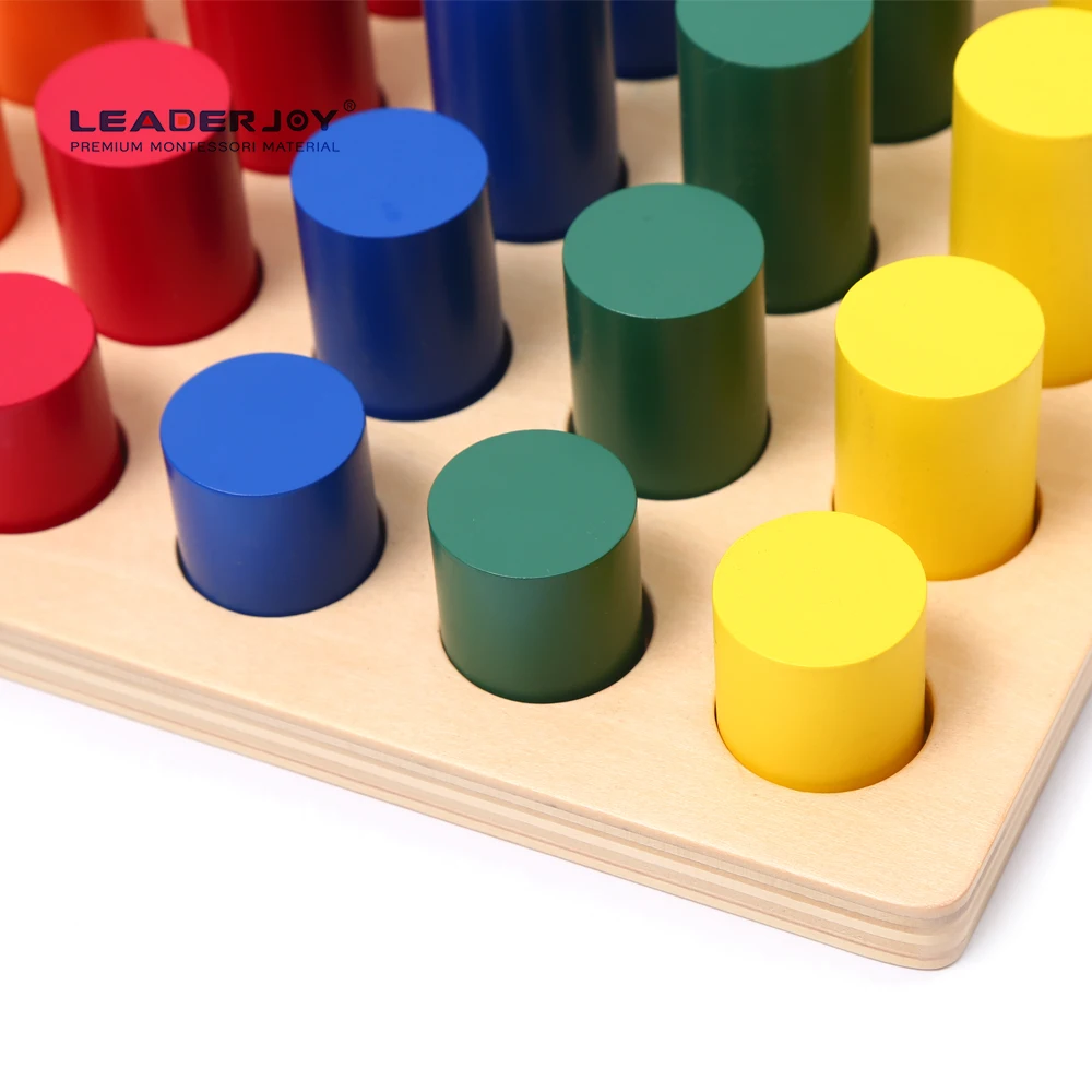 Đồ chơi giáo dục hình học Montessori bằng gỗ cho việc học sớm 5