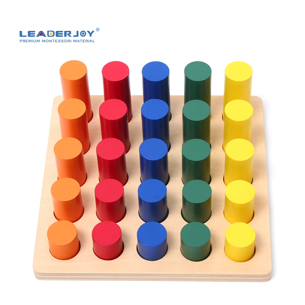 Đồ chơi giáo dục hình học Montessori bằng gỗ cho việc học sớm 6