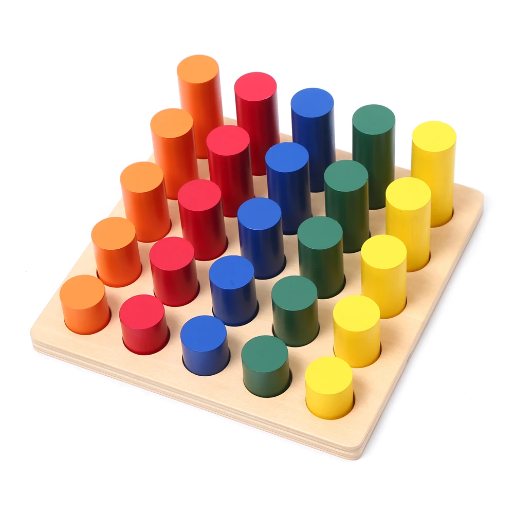 Đồ chơi giáo dục hình học Montessori bằng gỗ cho việc học sớm 1