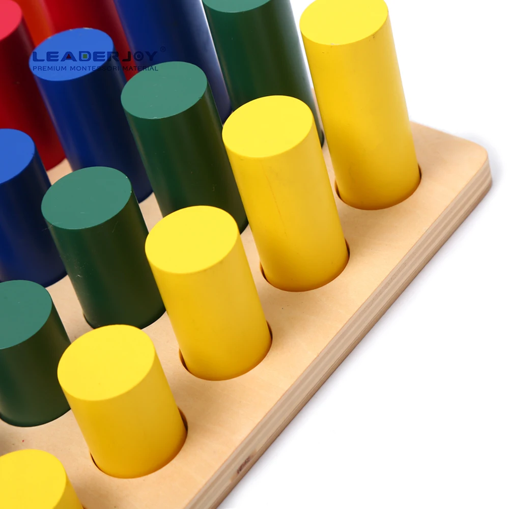 Đồ chơi giáo dục hình học Montessori bằng gỗ cho việc học sớm 3