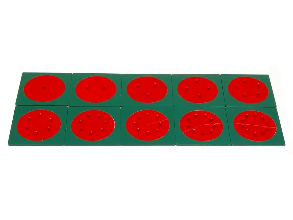 Vòng tròn phân số kim loại Montessori có giá đỡ - Đồ chơi giáo dục trẻ em 2