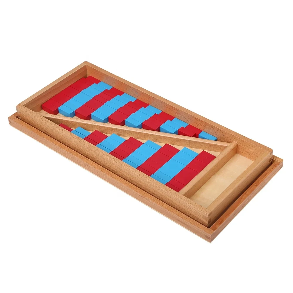 Montessori Math Educational Toys Small Numerical Rods - Wooden Learning Resources 1