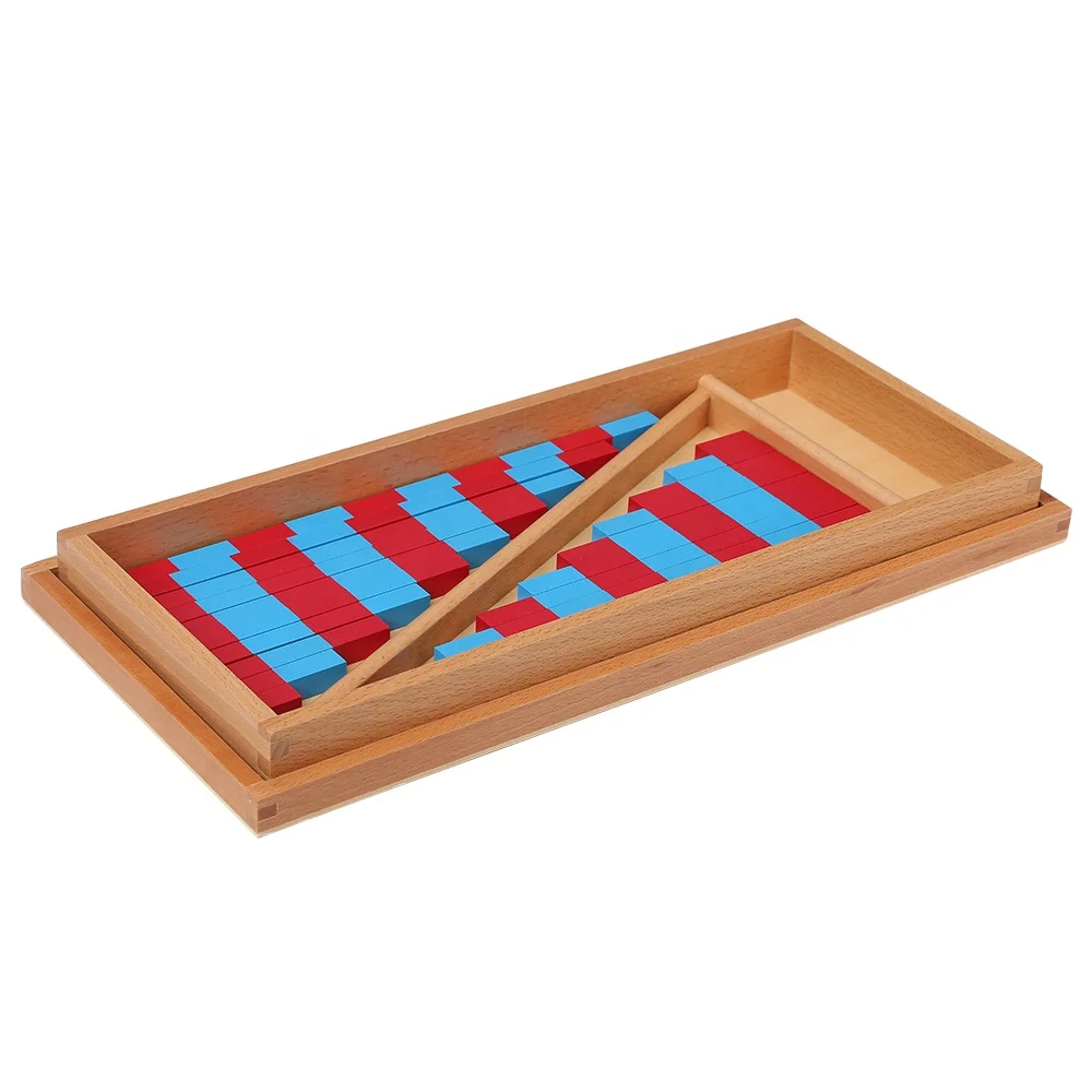 Đồ chơi giáo dục toán học Montessori Thanh số nhỏ - Tài nguyên học tập bằng gỗ 3