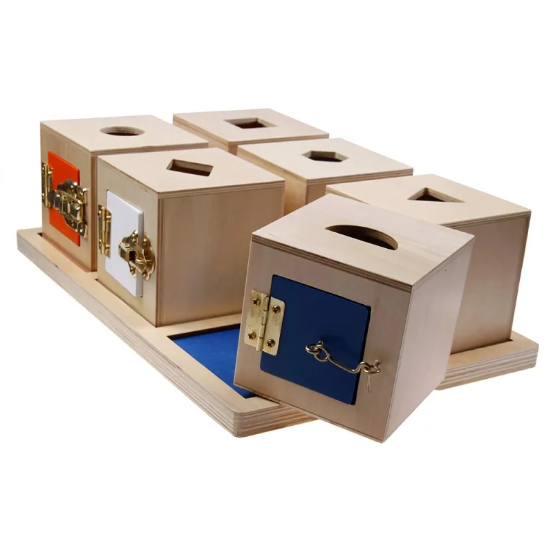 Gạch lát sàn bằng gỗ Montessori lồng vào nhau cho lớp học mẫu giáo 3