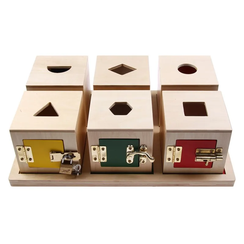 Gạch lát sàn bằng gỗ Montessori lồng vào nhau cho lớp học mẫu giáo 1