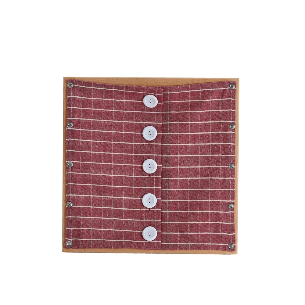 Montessori Large Buttons Dressing Frame 1