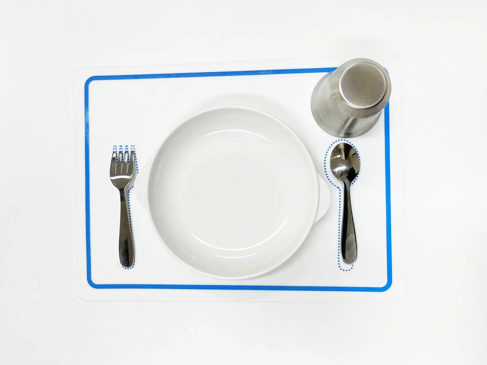 Eco-Friendly Food Grade Silicone Stainless Steel Montessori Dinning Set 3