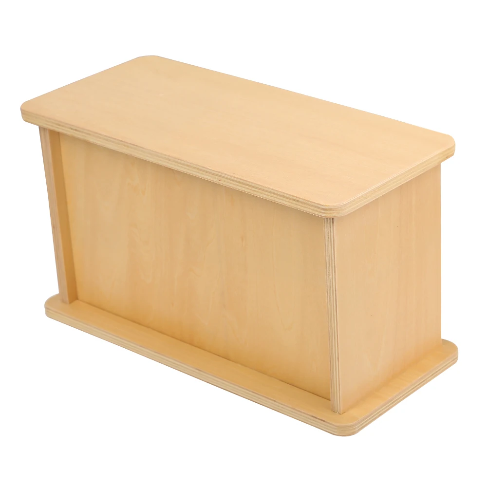 Hộp Imbucare Montessori bằng gỗ có nắp lật - Đồ chơi giáo dục cho trẻ em 4