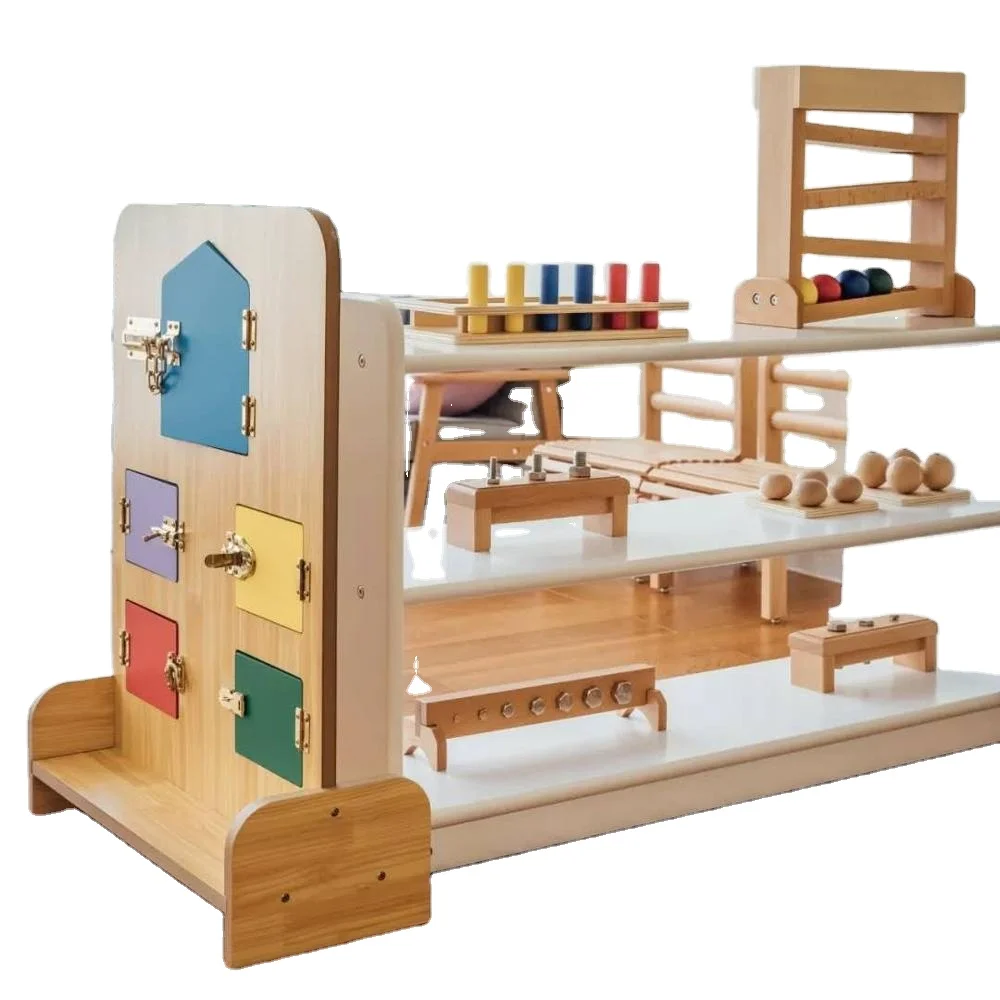 Hộp chốt chốt Montessori bằng gỗ - Đồ chơi giáo dục bán chạy cho trường mầm non 1