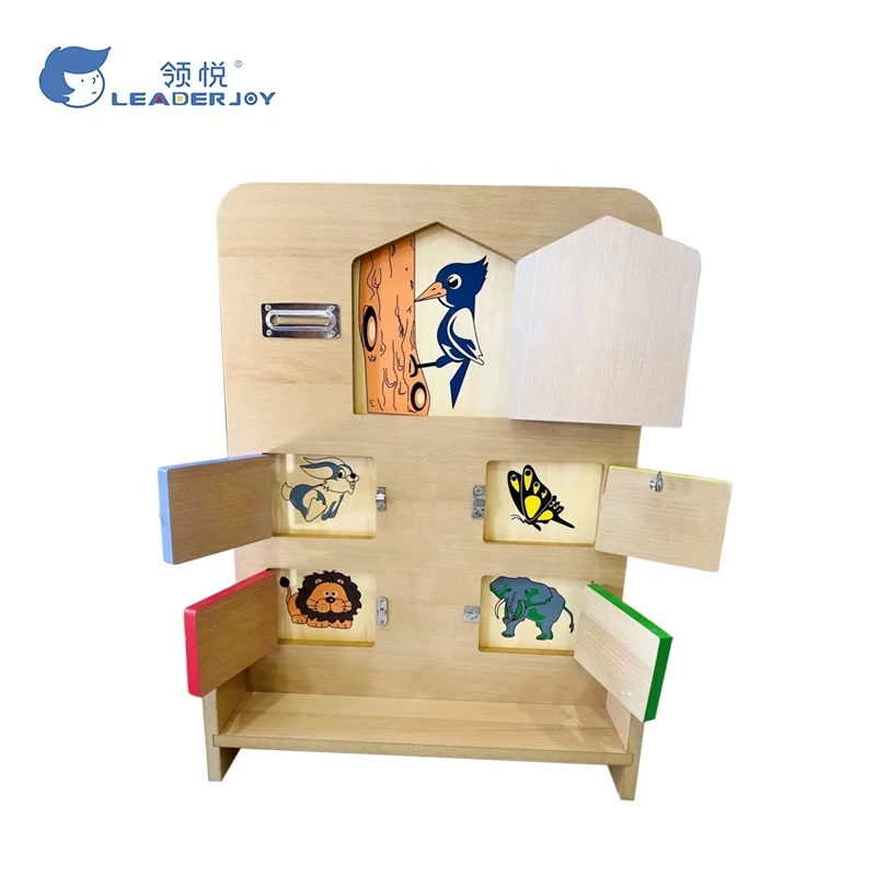 Hộp chốt chốt Montessori bằng gỗ - Đồ chơi giáo dục bán chạy cho trường mầm non 7