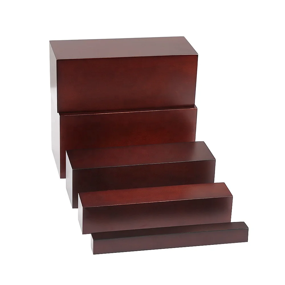 Cầu thang Montessori giáo dục giác quan cho bé bằng gỗ sồi dành cho mẫu giáo 1