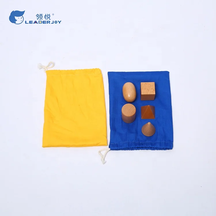 Montessori Stereognostic Set - Geometric Solids for Educational Baby Toys 3