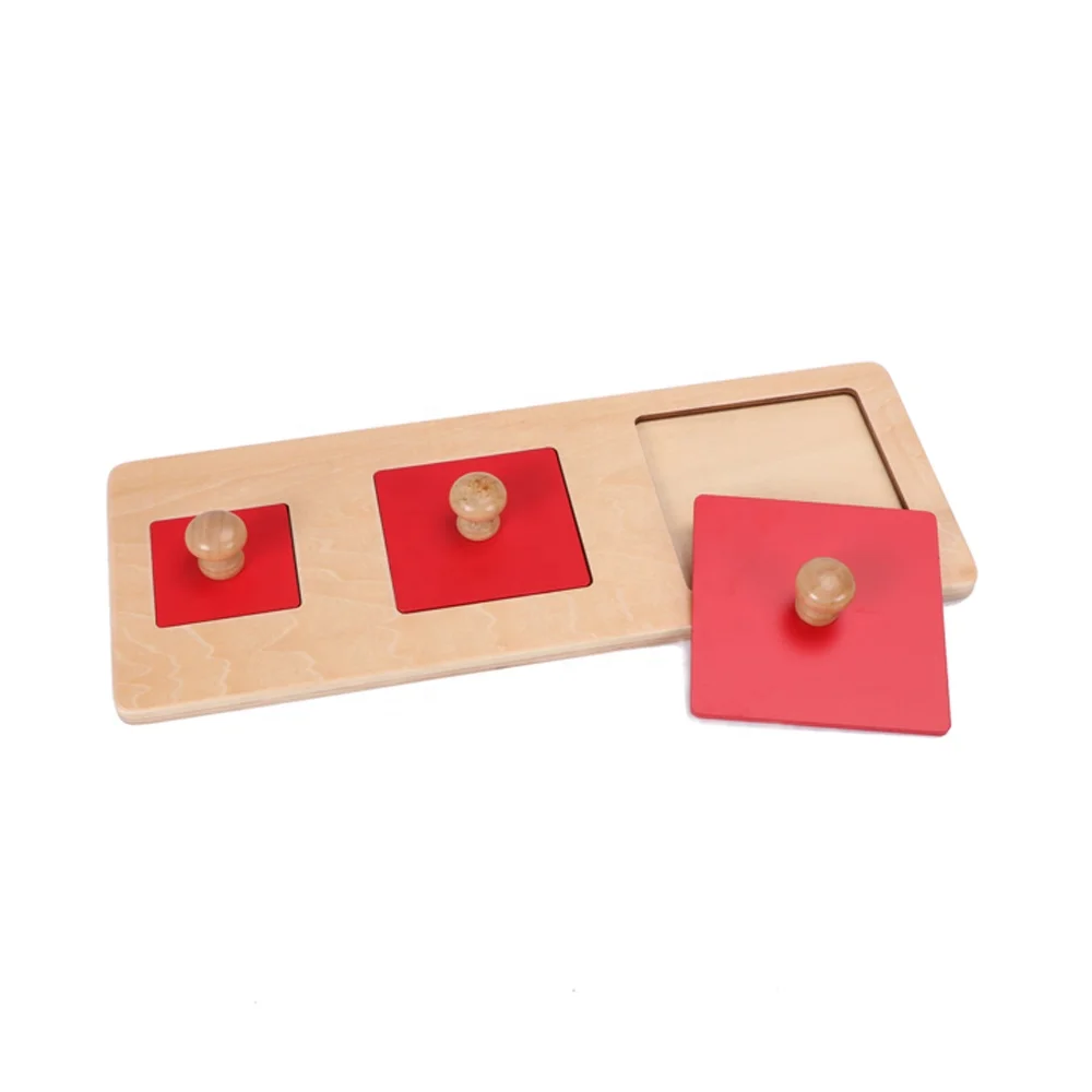 Câu đố vuông Montessori bằng gỗ giáo dục thông minh cho bé 7
