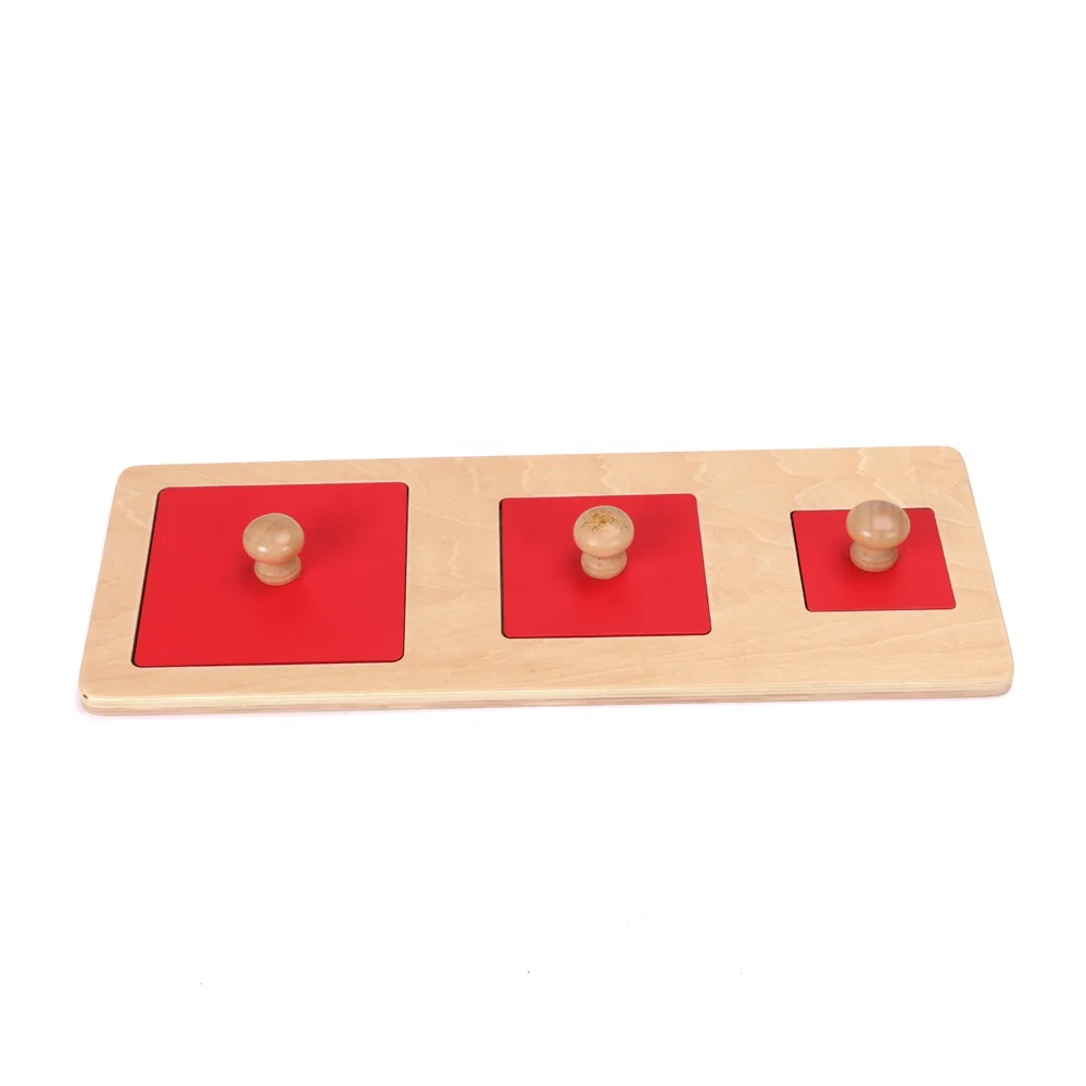 Câu đố vuông Montessori bằng gỗ giáo dục thông minh cho bé 1