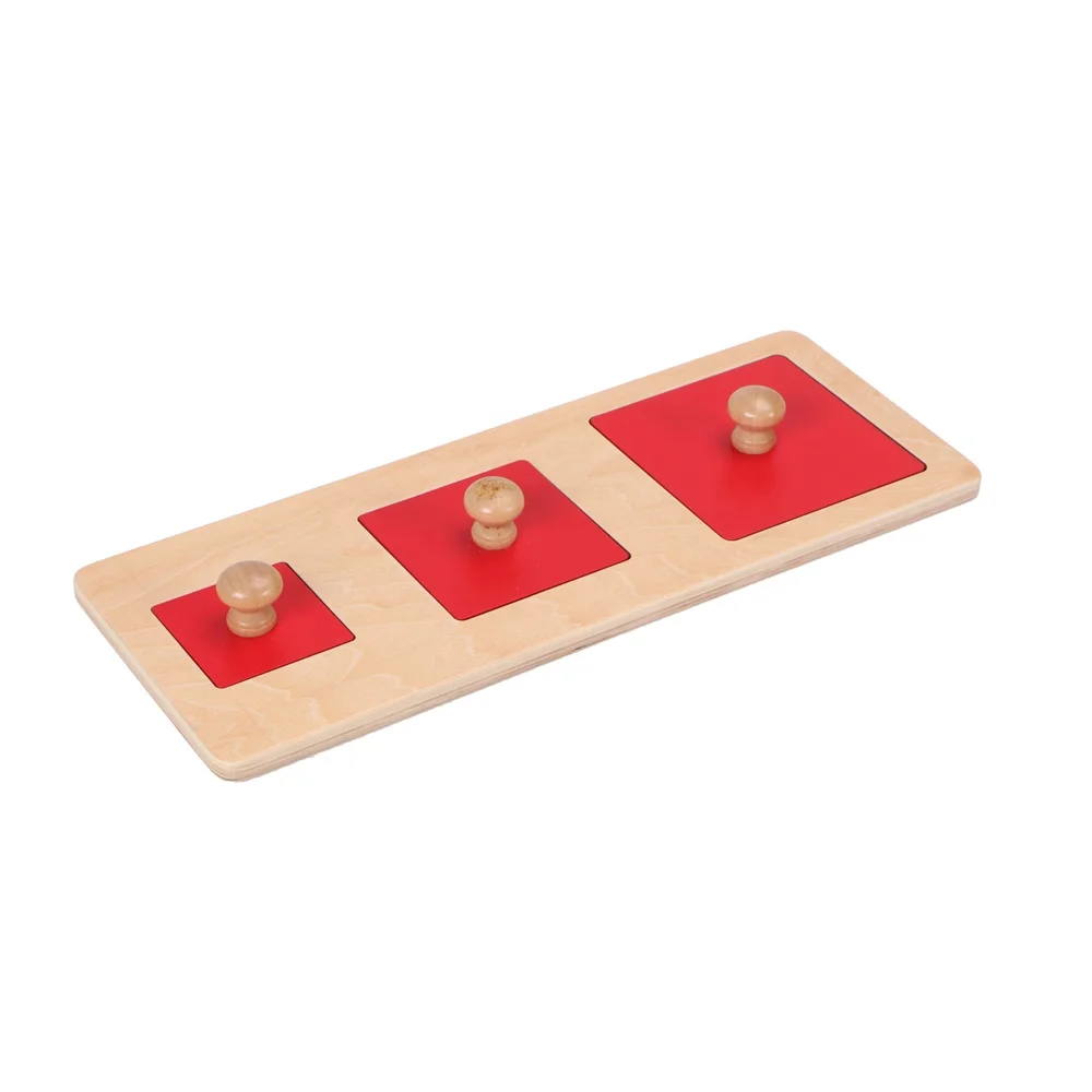 Câu đố vuông Montessori bằng gỗ giáo dục thông minh cho bé 3