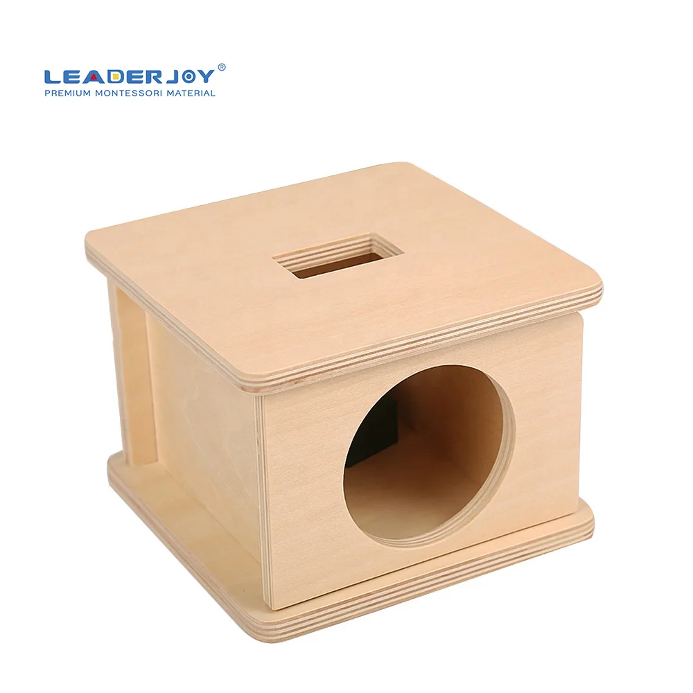 Hộp bán buôn đồ chơi giáo dục Montessori bằng gỗ Imbucare 3