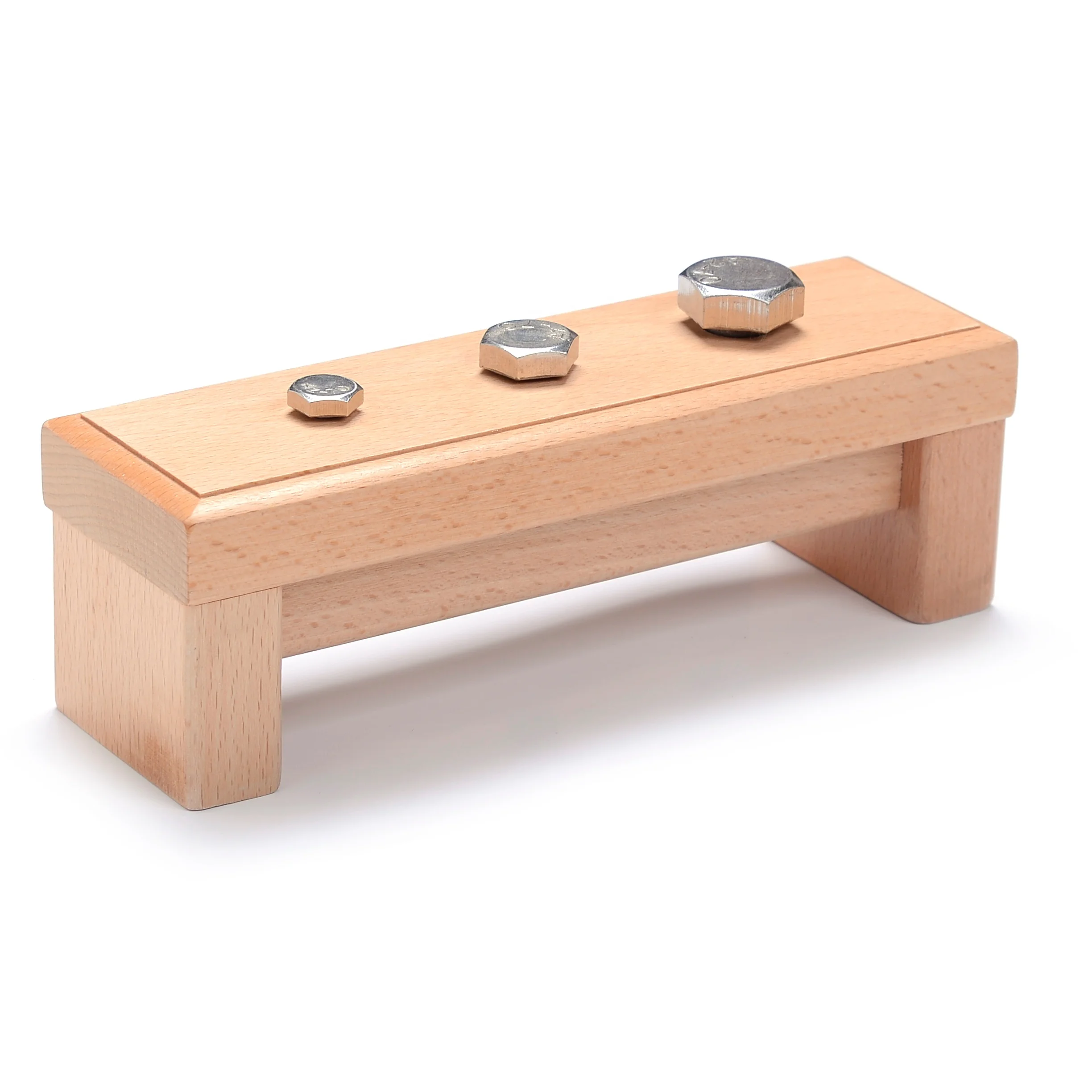 Juguetes educativos de madera para bebés Montessori - Tornillos preescolares 1
