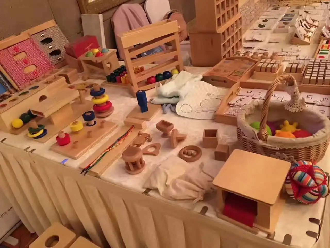 Đồ chơi xếp chồng ngôi nhà bằng gỗ Montessori dành cho trẻ sơ sinh và trẻ nhỏ 7