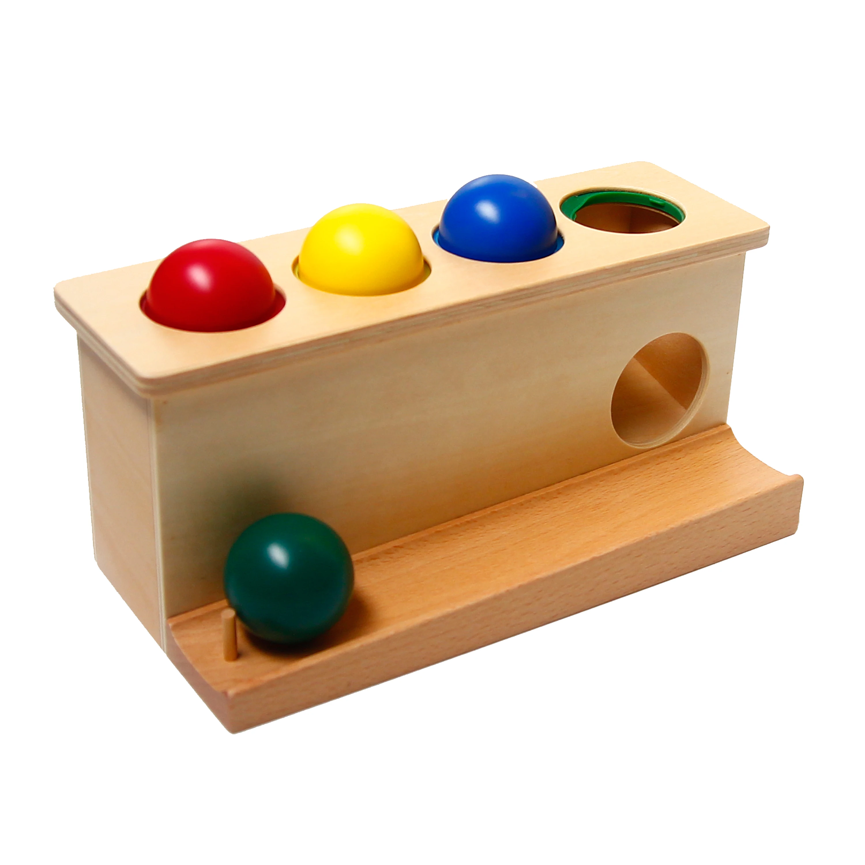 Bảng Imbucare Montessori với bóng Kint cho trẻ em - Đồ chơi gỗ giáo dục chất lượng cao 2