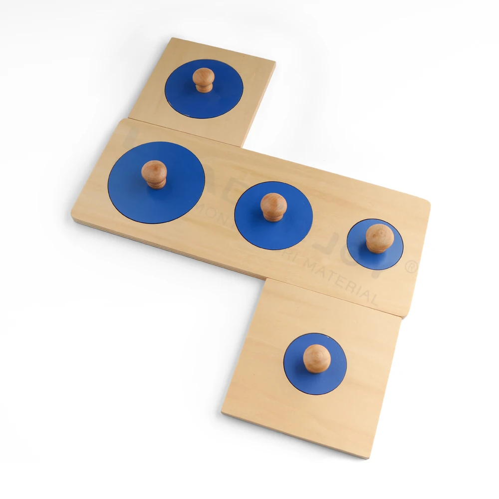 Đồ chơi giáo dục cho bé bằng gỗ: Câu đố hình học Montessori 5