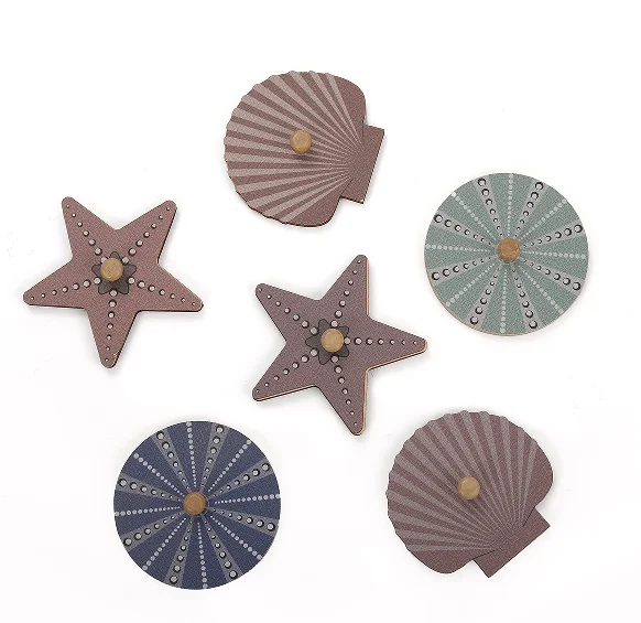Montessori Shell Puzzle - Đồ chơi giáo dục bằng gỗ sồi cho trẻ em 5