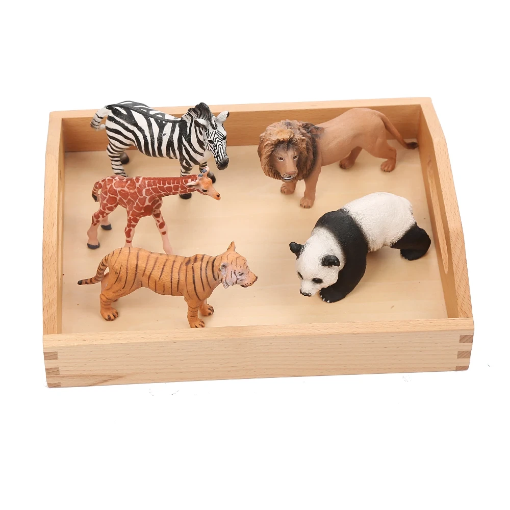 Wild Animals Baby Sensory Toy Set Montessori Toys For Toddler 1