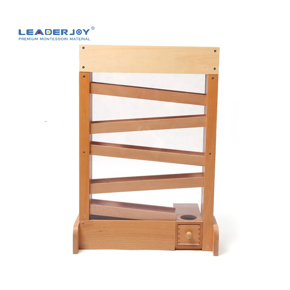 Bộ theo dõi bóng Montessori bằng gỗ dành cho giáo dục sớm 3