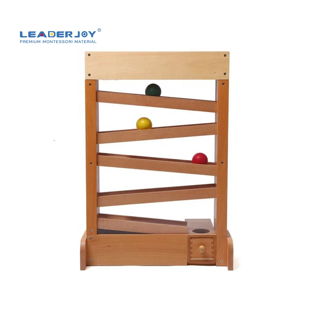 Bộ theo dõi bóng Montessori bằng gỗ dành cho giáo dục sớm 5