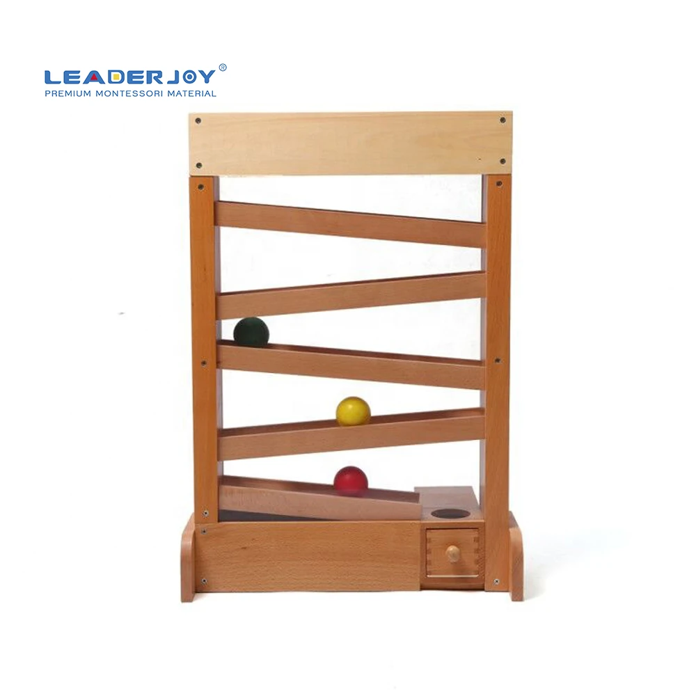 Bộ theo dõi bóng Montessori bằng gỗ dành cho giáo dục sớm 6