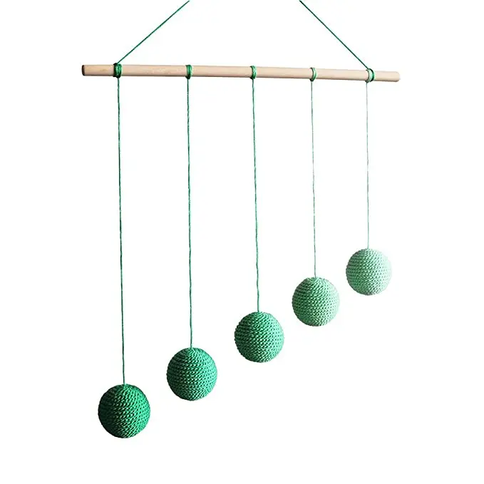 2020 Kids Montessori Baby & Mặt dây chuyền di động dành cho trẻ sơ sinh - Quả cầu chuyển màu đỏ 2