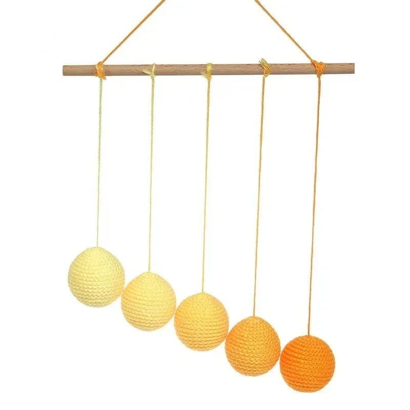 2020 Kids Montessori Baby & Infant Mobile Pendant - Red Gradient Sphere 1