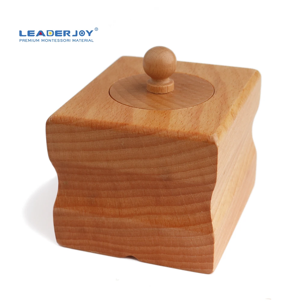 Khối xi lanh Montessori Đồ chơi học tập mầm non bằng gỗ 4
